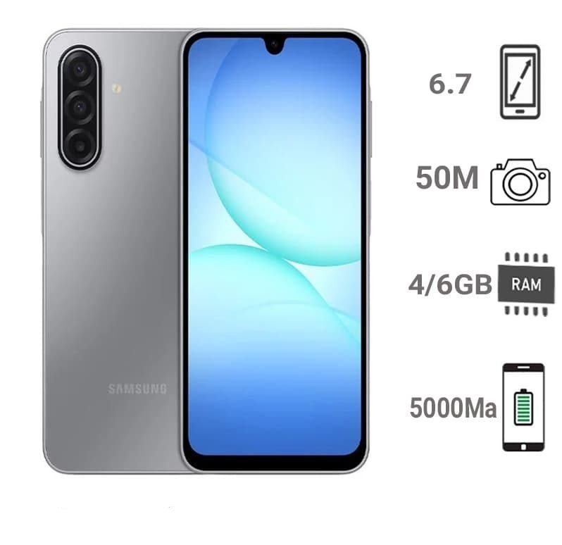 گوشی موبایل سامسونگ مدل Galaxy A17 دو سیم کارت ظرفیت رام 6گیگ و حافظه داخلی 128 گیگابایت ویتنام